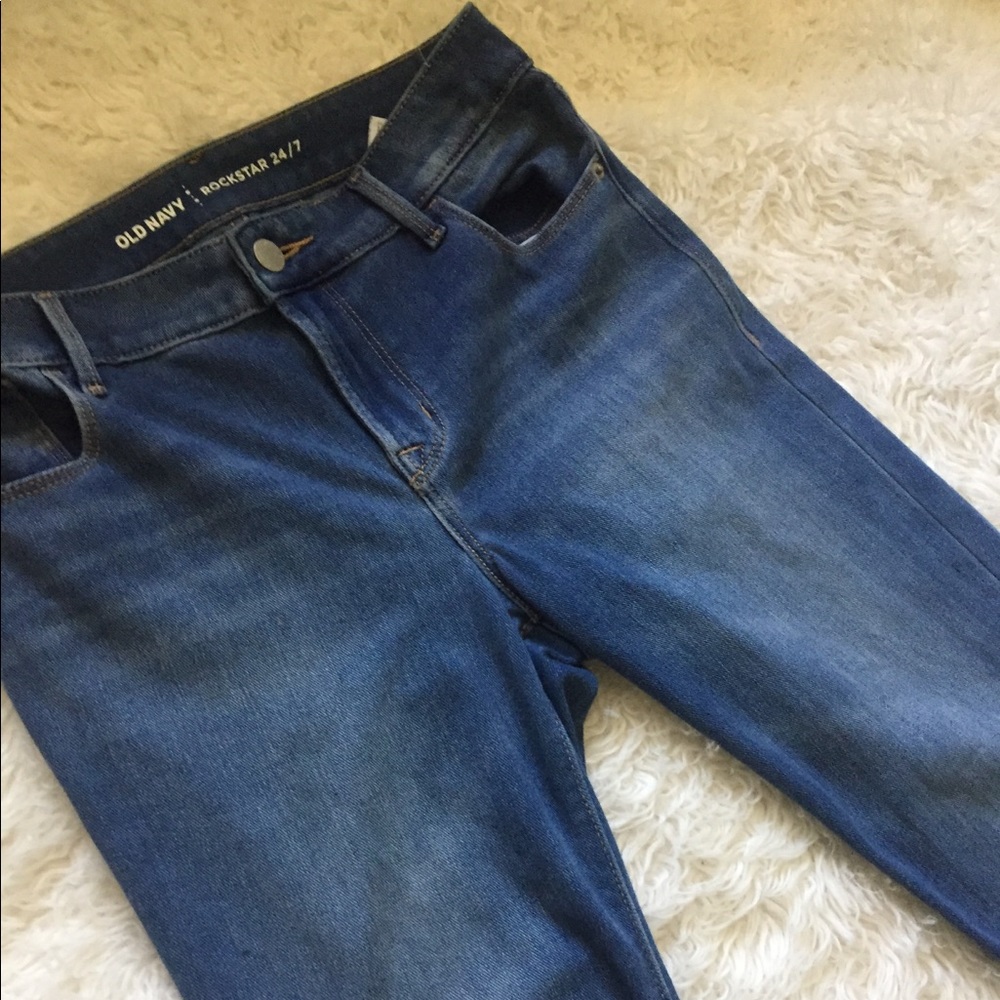 Old navy rockstar 24/7 denim jeggings